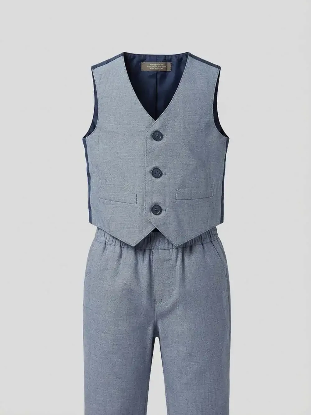 Van Heusen Vest And Pants Set Size 24M Blue
